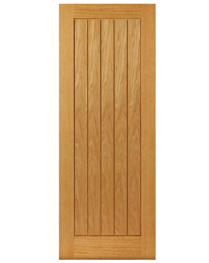 JB Kind Thames Oak 5 Panel FD30 Fire Door - Pre Finished