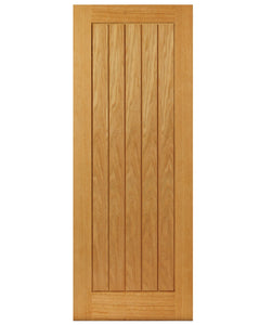 JB Kind Thames Oak 5 Panel FD30 Fire Door - Pre Finished