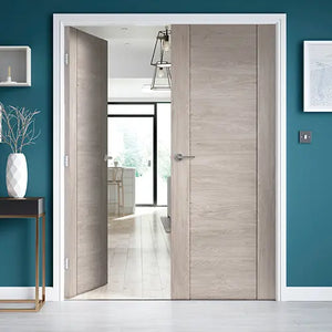 JB Kind Alabama Light Grey Laminate Internal FD30 Fire Door - Pre Finished