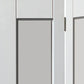 JB Kind Antigua White Primed Shaker Style Bi-fold Door