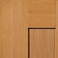 JB Kind Axis Shaker Style Oak Internal Door - Pre Finished