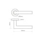 JB Kind Phoenix Smooth Satin Handle Latch Pack