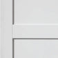 JB Kind Montserrat White Primed Shaker Style FD30 Fire Door