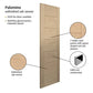 JB Kind Palomino Oak FD30 Fire Door - Unfinished