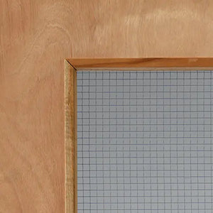 JB Kind Plywood Veneer Paint Grade Glazed FD30 Fire Door (KIGOG)