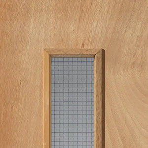 JB Kind Plywood Veneer Paint Grade Glazed FD30 Fire Door (KINTT)