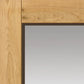 JB Kind Rustic Oak DX Glazed Internal Door - Pre Finished