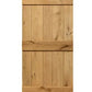 JB Kind Rustic 5 Panel Solid Oak Ledged Internal Door - Unfinished
