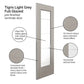 JB Kind Tigris Light Grey Full Glazed Internal Door - Pre Finished