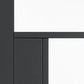 JB Kind Cosmo Glazed Graphite Grey Industrial Style Internal Door - Pre Finished