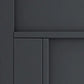 JB Kind Cosmo Graphite Grey Industrial Style Internal Door - Pre Finished
