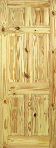 LPD Knotty Pine 6 Panel Internal Door