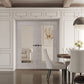 XL Joinery Ravenna Clear Glazed White Grey Laminate Internal Door - Pre Finished