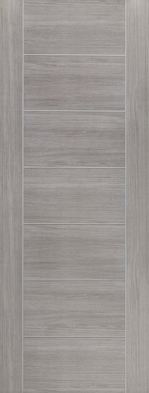 XL Joinery Palermo White Grey Laminate FD30 Fire Door - Pre Finished