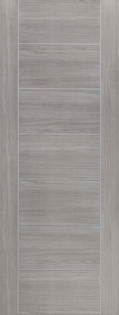 XL Joinery Palermo White Grey Laminate Internal Door - Pre Finished