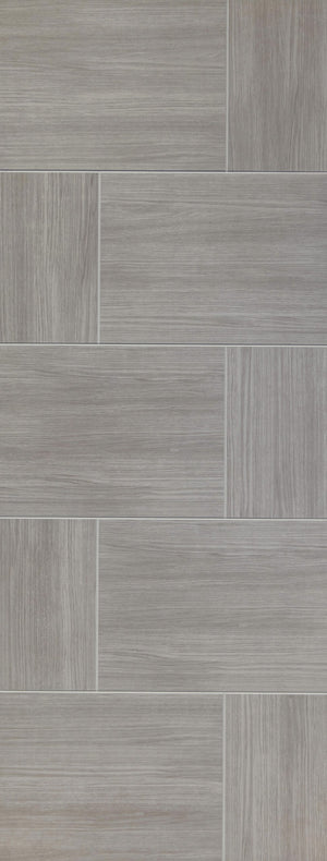 XL Joinery Ravenna White Grey Laminate FD30 Fire Door - Pre Finished