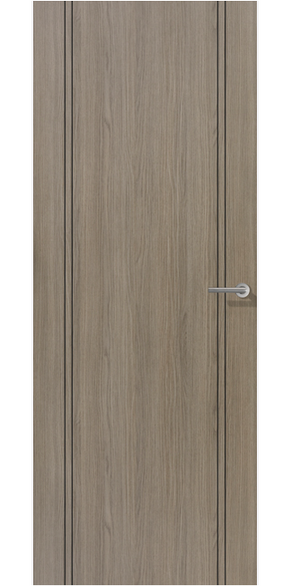 LPD Monaco Light Grey Laminate FD30 Fire Door - Fully Finished