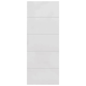 JB Kind 4 Line Horizontal Primed Moulded FD30 Fire Door
