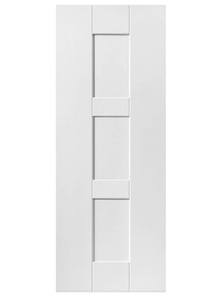 JB Kind Geo White Primed Shaker Style Internal Door