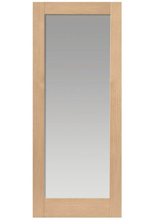 JB Kind Fuji Glazed Oak Veneered Shaker Style Internal Door - Unfinished