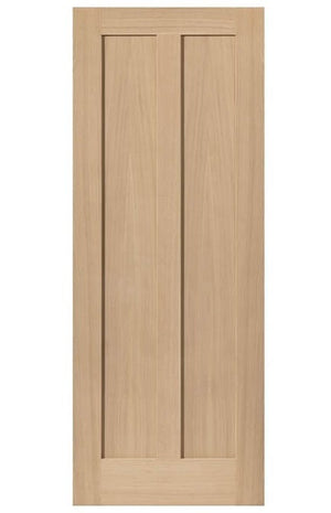 JB Kind Eiger Oak Shaker Style FD30 Fire Door - Unfinished