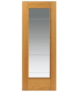 JB Kind Tigris Oak Glazed Internal Door - Pre Finished