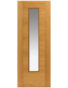 JB Kind Emral Oak Glazed FD30 Fire Door - Pre Finished
