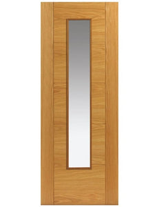 JB Kind Emral Oak Glazed Internal Door - Pre Finished