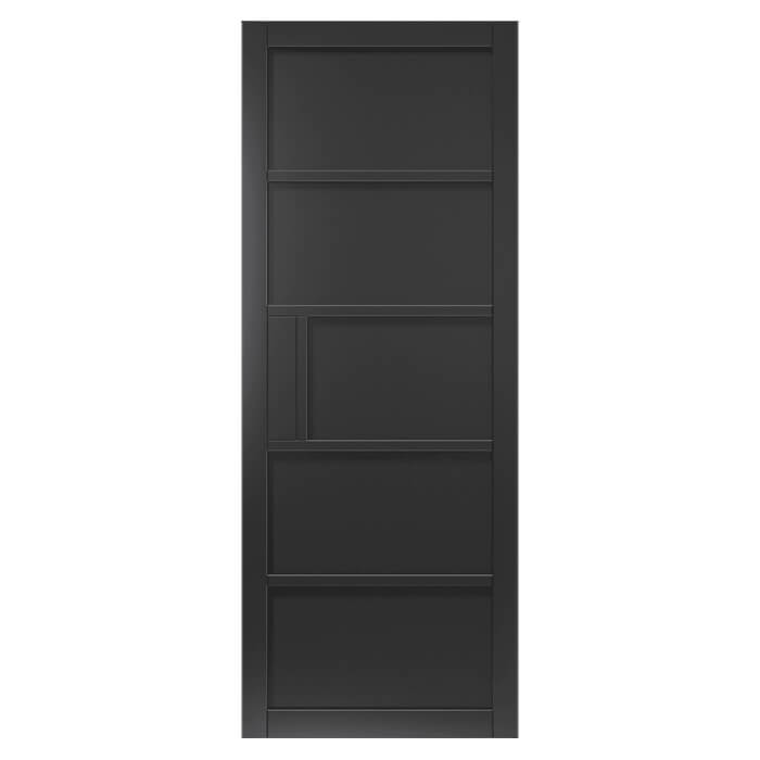 JB Kind Metro Black Industrial Style Internal Door - Pre Finished