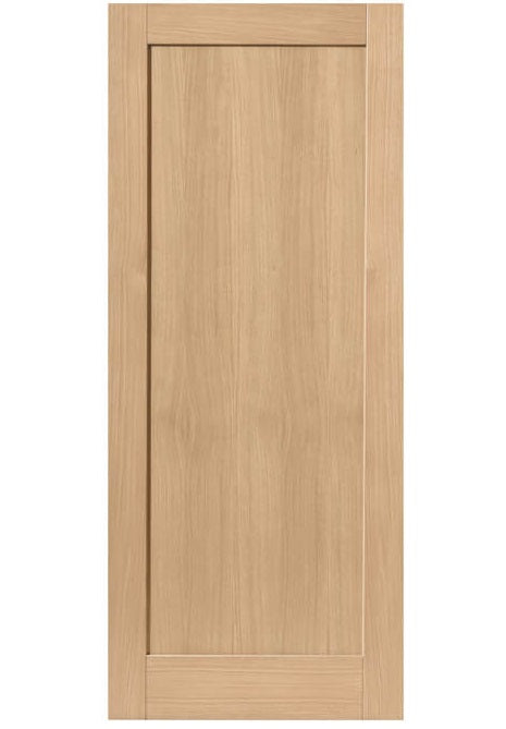 JB Kind Etna Oak Shaker Style FD30 Fire Door - Unfinished