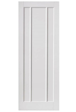 JB Kind Jamaica White Primed Shaker Style FD30 Fire Door