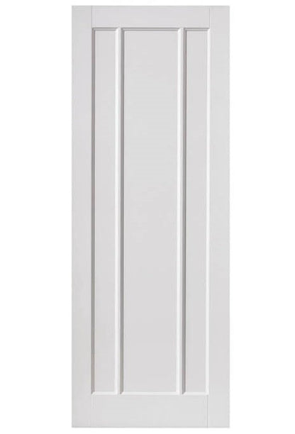 JB Kind Jamaica White Primed Shaker Style FD30 Fire Door