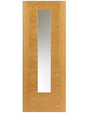 JB Kind Ostria Glazed Oak Veneer Internal Door - Pre Finished