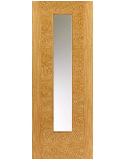 JB Kind Ostria Glazed Oak Veneer Internal Door - Pre Finished