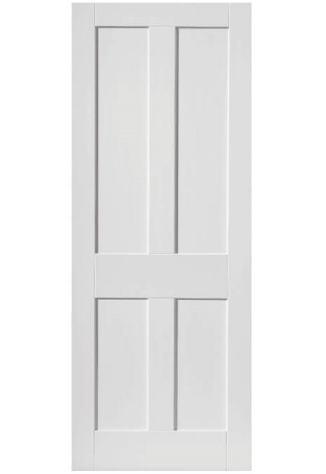 JB Kind Rushmore White Primed Shaker Style FD30 Fire Door