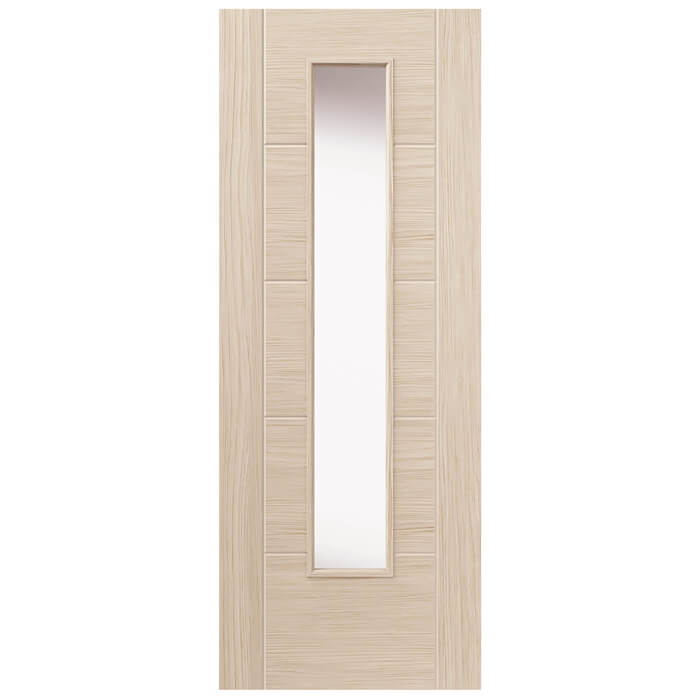 JB Kind Tigris Glazed Ivory Internal Door - Pre Finished