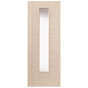 JB Kind Tigris Glazed Ivory Internal Door - Pre Finished