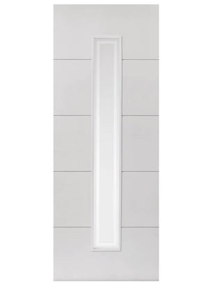 JB Kind Dominion Glazed White Primed Internal Door