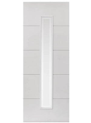 JB Kind Dominion Glazed White Primed FD30 Fire Door