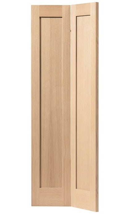 JB Kind Etna Oak Bi-Fold Internal Door - Unfinished
