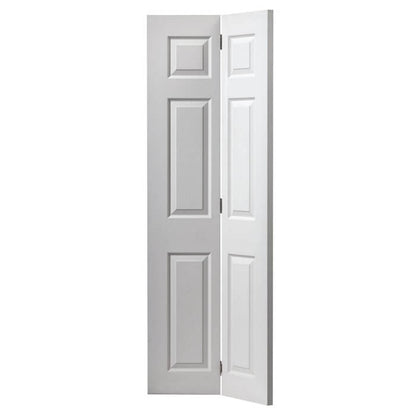 JB Kind Colonist Grained White Primed Internal Bi-fold Doors