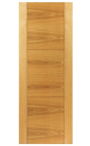 JB Kind Mistral Oak 3 Panel Internal Door - Pre Finished