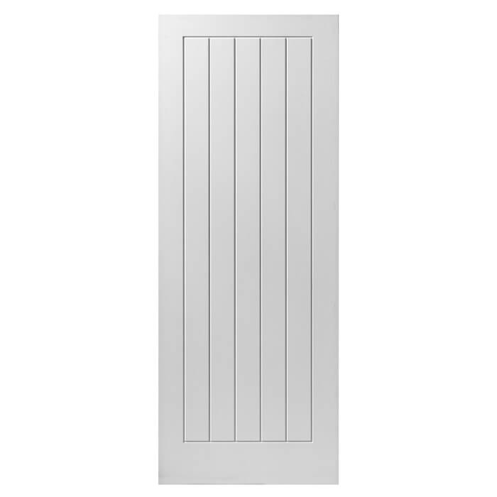 JB Kind Cottage 5 White Primed Moulded FD30 Fire Door