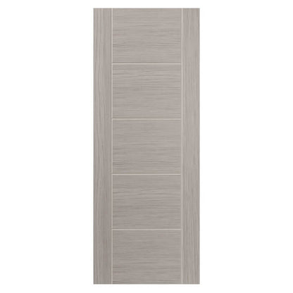 JB Kind Tigris Lava Light Grey Laminate Internal Door - Pre Finished