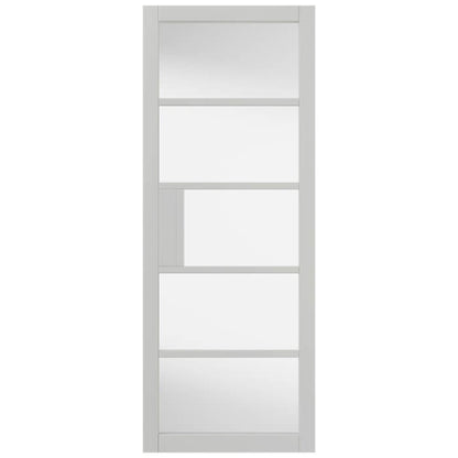 JB Kind Metro Glazed White Industrial Style Internal Door - Pre Finished