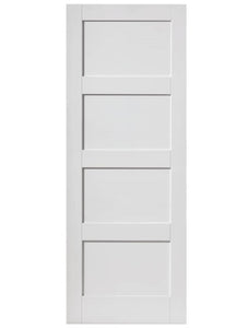 JB Kind Montserrat White Primed Shaker Style Internal Door