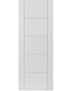 JB Kind Tigris White Painted 5 Panel FD30 Fire Door - Pre Finished