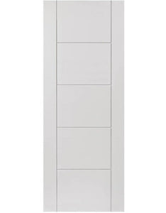 JB Kind Tigris White Painted 5 Panel FD30 Fire Door - Pre Finished
