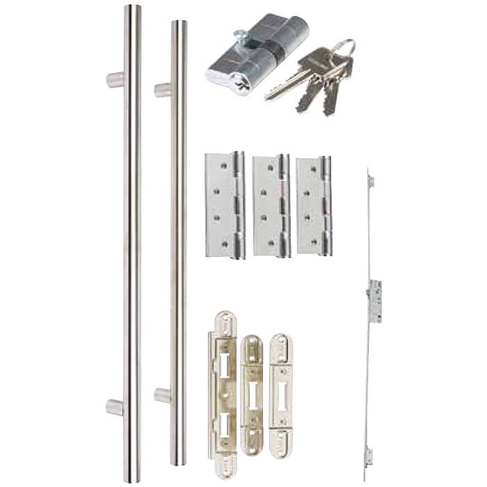 LPD Circular Pull Handle External Door Hardware Pack