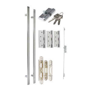 LPD Square Pull Handle External Door Hardware Pack